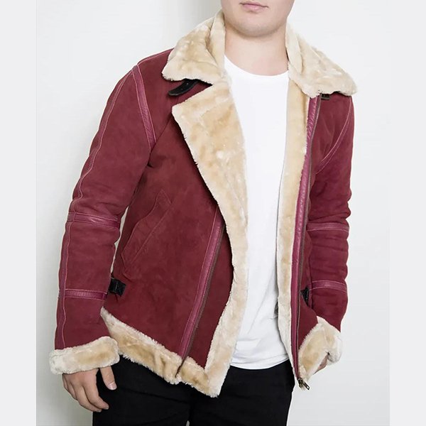 1Spirited-Ryan-Reynolds-Jacket1.jpeg Mens Red Suede Spirited Ryan Reynolds Jacket - Image 1