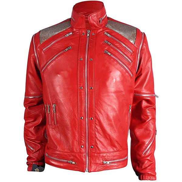 818rB1Sn6sL._AC_UL1500.jpg Michael Jackson Beat It Red Leather Jacket - Image 1