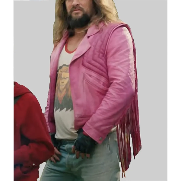 A-Minecraft-Movie-Jason-Momoa-Pink-Fringe-Jacket.webp A Minecraft Movie Jason Momoa Pink Fringe Coat - Image 1