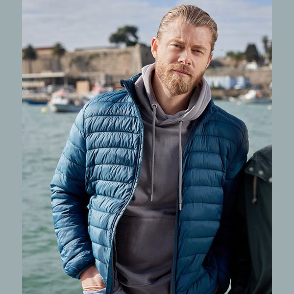A-Pinch-of-Portugal-Luke-Mitchell-Blue-Puffer-Jacket-2.jpg A Pinch of Portugal – Luke Mitchell Blue Puffer Coat - Image 1