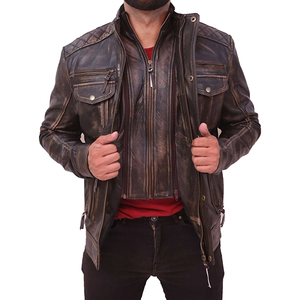 Abbraci-Boys-Cafe-Racer-Classic-Vintage-Biker-Mens-Genuine-Leather-Jacket.webp Abbraci Boys Cafe Racer Classic Vintage Biker Men's Genuine Leather Jacket - Image 1