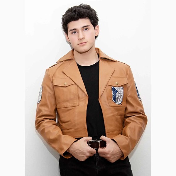 Attack-on-Titan-Jacket-2.jpg Mens Attack on Titan Umber Hide Coat - Image 1