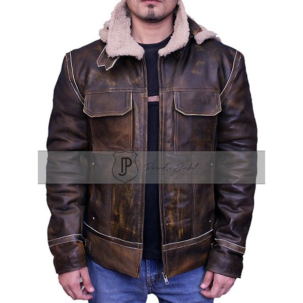 Aviator-Leather-Bomber-Jacket-with-Fur-Hood-copy.jpg Aviator Leather Bomber Jacket - Image 1