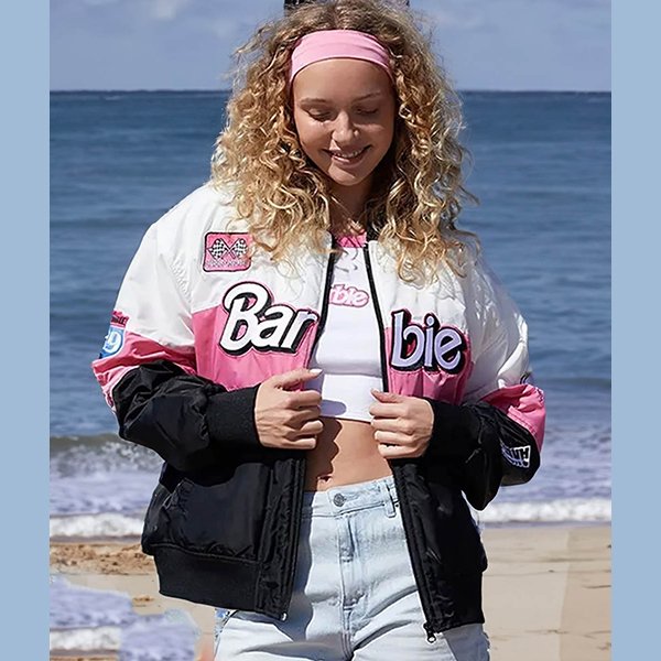 Barbie-Bomber-Racer-Jacket.jpg Barbie Bomber Racer Jacket - Image 1