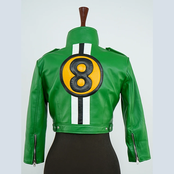 Blue-Mary-Inspired-Fatal-Fury-King-Of-Fighter-Maximum-Impact-Green-Real-Leather-Jacket_1500x1500.webp Blue Mary Fatal Fury- KOF Inspired Green Cosplay Hide Coat - Image 1