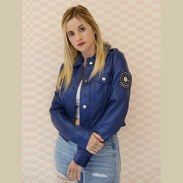 CapsuleCorpPurpleJacketforWomens_1500x1500.webp Womens Capsule Corp Future Trunks Hide Coat - Image 1