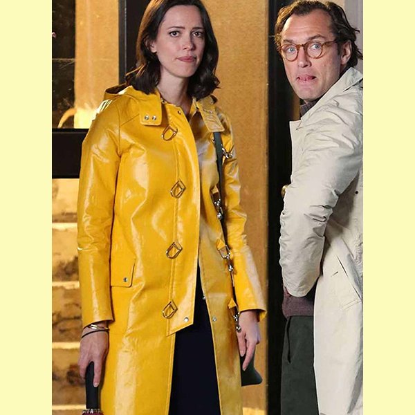 Connie-Davidoff-A-Rainy-Day-in-New-York-Yellow-Coat-Paradise-Jacket.jpg A Rainy Day in New York Rebecca Hall Coat - Image 1