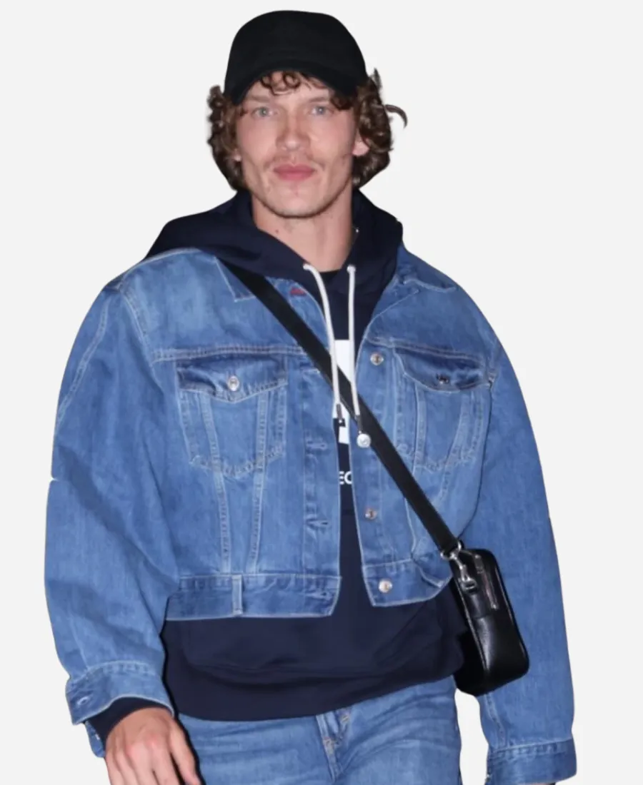 Connor-Storrie-2026-SNL-Crop-Denim-Jacket.webp Connor Storrie 2026 SNL Crop Denim Jacket - Image 1