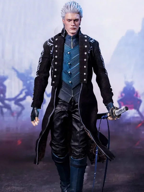 Devil-May-Cry-5-Vergil-Black-Leather-Coat.webp Devil May Cry 5 Long Dark Hide Coat - Image 1
