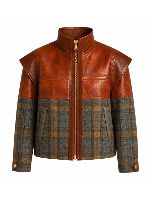 Ferrari-Leather-Wool-Gradient-Jacket.webp Ferrari Hide Wool Gradient Coat - Image 1