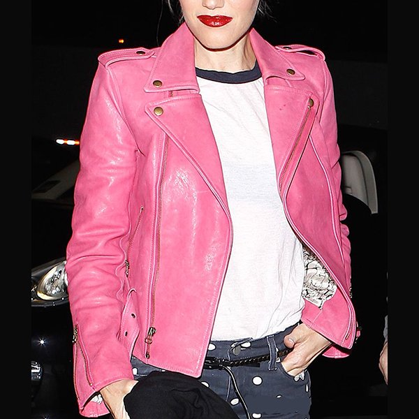Gwen-Stefani-Pink-Leather-Jacke-1.jpg Gwen Stefani Pink Leather Jacket - Image 1
