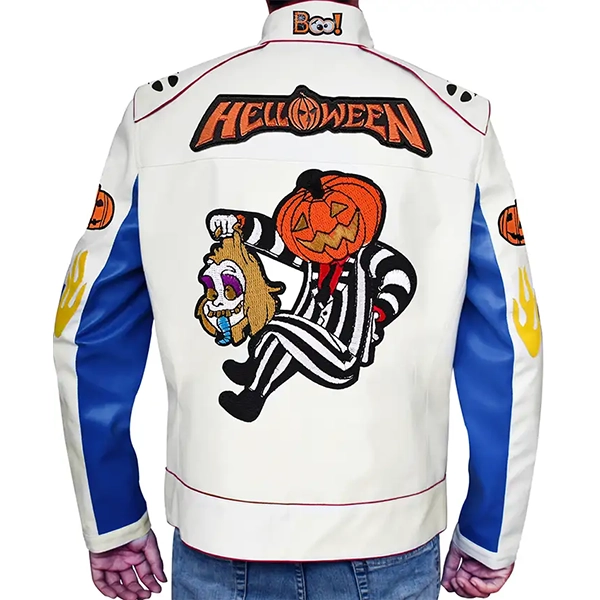 Halloween-Spooky-Trick-Or-Treat-Leather-Jacket-On-Sale.webp Halloween Spooky Trick Or Treat Leather Jacket - Image 1