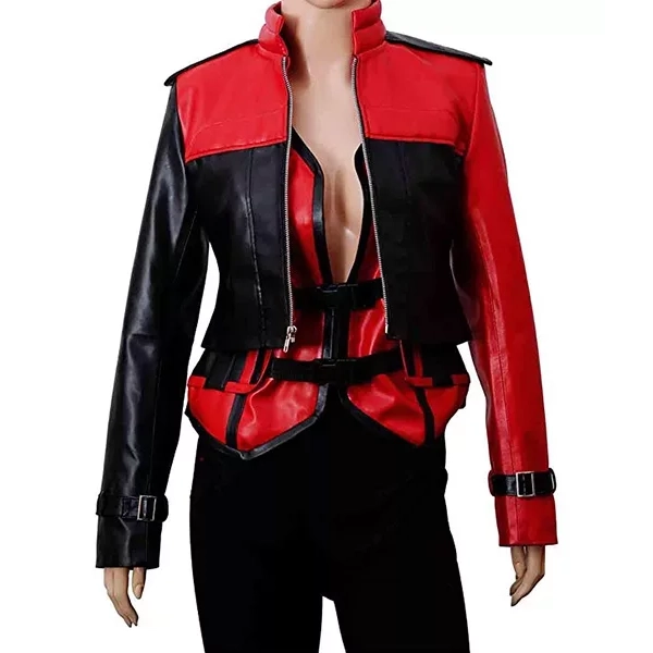 Injustice-2-Harley-Quinn-Cosplay-Jacket.webp Injustice 2 Harley Quinn Cosplay Coat Vest - Image 1