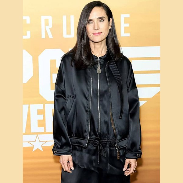 Jennifer-Connelly-Top-Gun-Maverick-Black-Jacket.jpg Jennifer Connelly Top Gun Maverick Black Jacket - Image 1