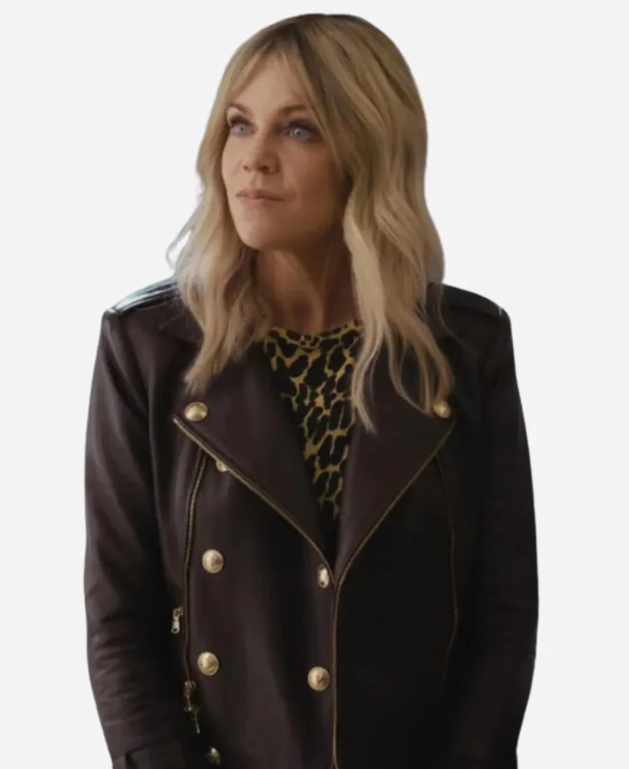 Kaitlin-Olson-Hacks-Black-Leather-Jacket.webp Kaitlin Olson Hacks Hide Coat - Image 1