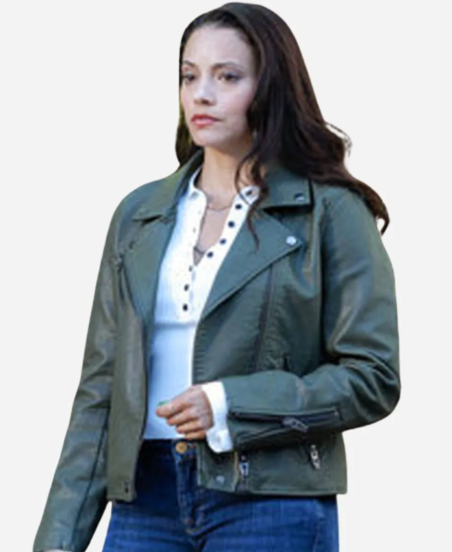 Lacey-Quinn-Found-S01-Green-Jacket.webp Lacey Quinn Found S01 Green Jacket - Image 1