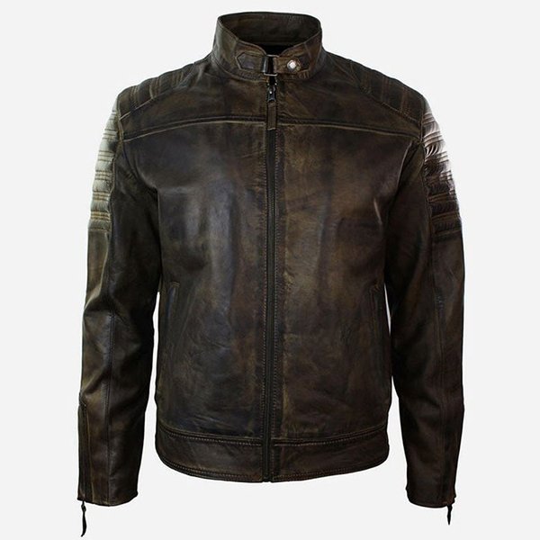 MENS-DISTRESSED-LEATHER-BIKER-JACKET.jpg MEN'S DISTRESSED LEATHER BIKER JACKET - Image 1