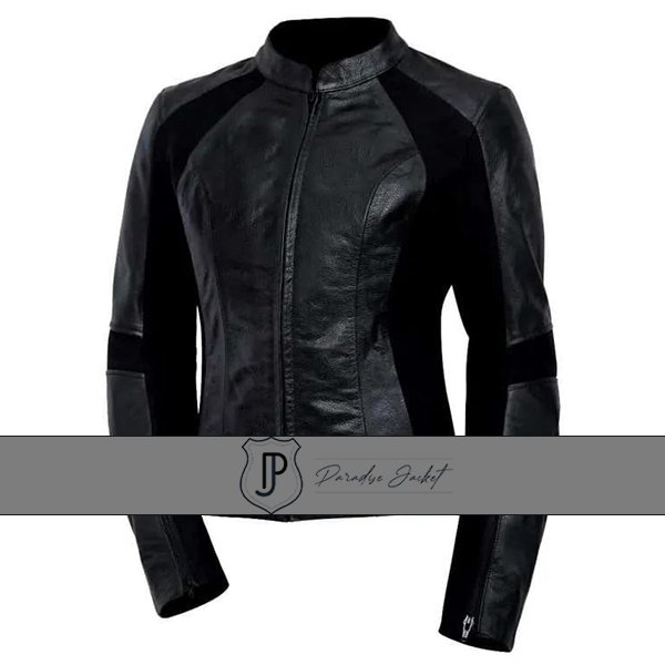 MI6-Agent-Ilsa-Faust-Black-Jacket1-copy.jpg MI6 Agent Ilsa Faust Black Jacket - Image 1