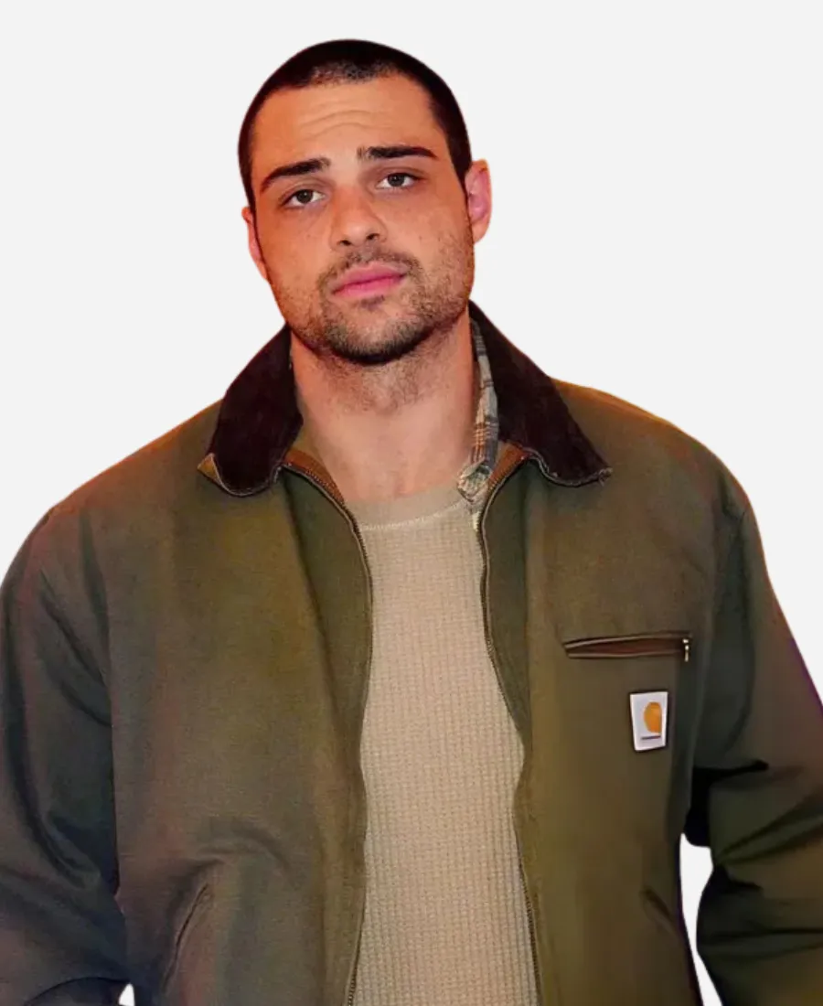Noah-Centineo-Movie-Street-Fighter-2026-Premiere-Green-Cotton-Jacket.webp Noah Centineo Street Fighter 2026 Green Coat - Image 1