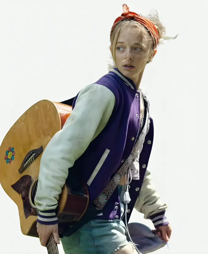 Paige-Greene-Run-Away-S01-Varsity-Jacket.webp Paige Greene Run Away S01 Varsity Coat - Image 1