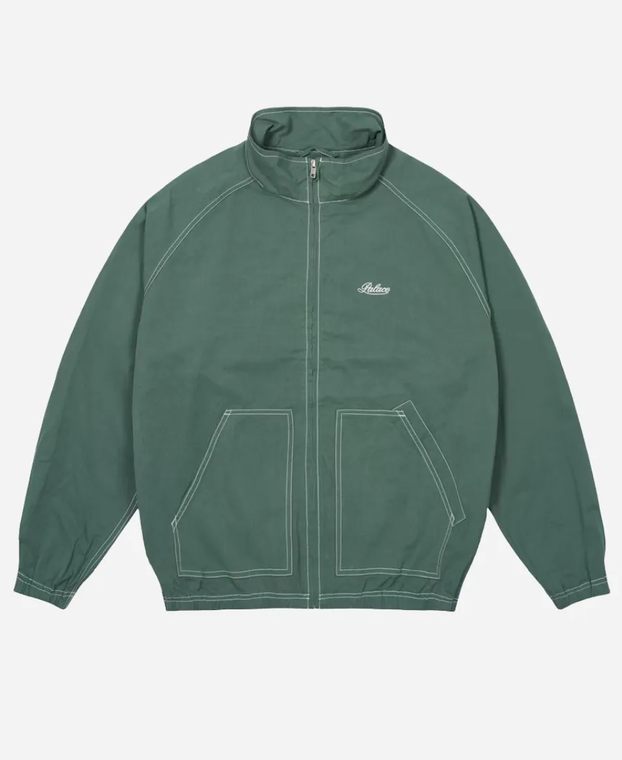 Palace-Rinsed-Green-Jacket.webp Palace Rinsed Coat - Image 1