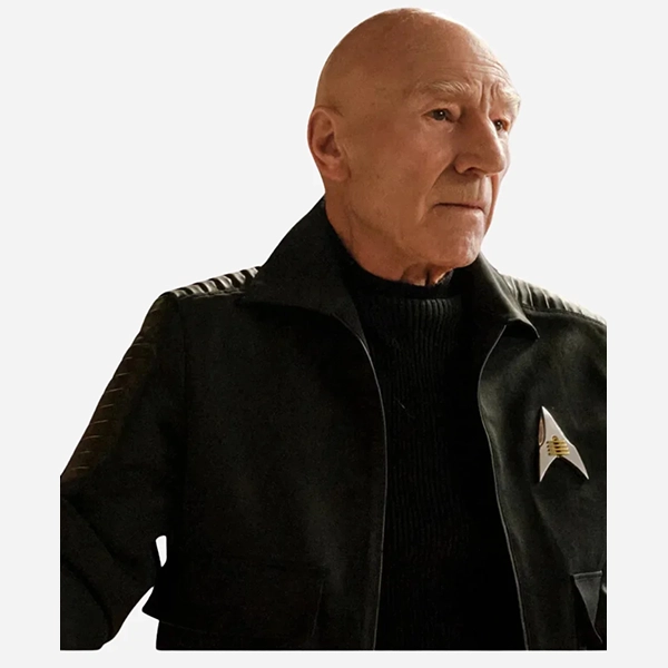 Patrick-Stewart-Tv-Series-Star-Trek-The-Next-Generation-Jean-Luc-Picard-Black-Jacket.webp Luc Picard Star Trek Hide Coat - Image 1