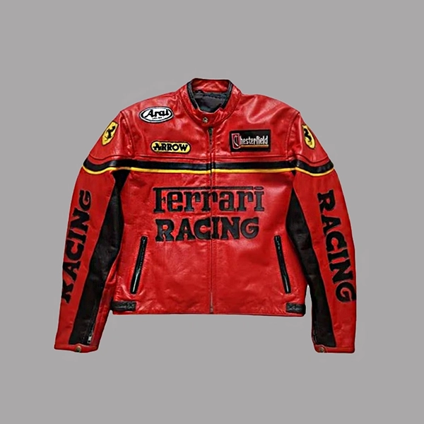 Red-Ferrari-Racing-Jacket.webp Crimson Ferrari Racing Co - Image 1