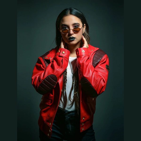 RedHandmadeRealLeatherJacket_1500x1500.webp Handmade Womens Crimson Capsule Kaneda Hide Coat - Image 1