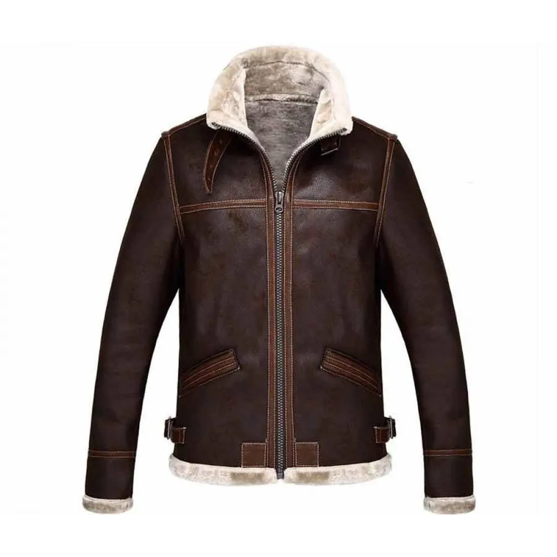 Resident-Evil-4-Shearling-Leather-Jacket-1100x1100w.webp Resident Evil 4 Shearling Hide Coat - Image 1
