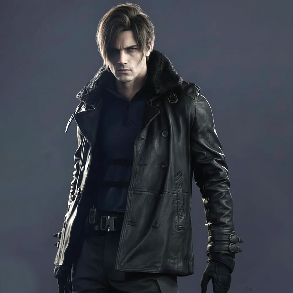 Resident-Evil-9-Leon-Kennedy-Black-Leather-Jacket-1.png Resident Evil 9 Leon Kennedy Coat - Image 1
