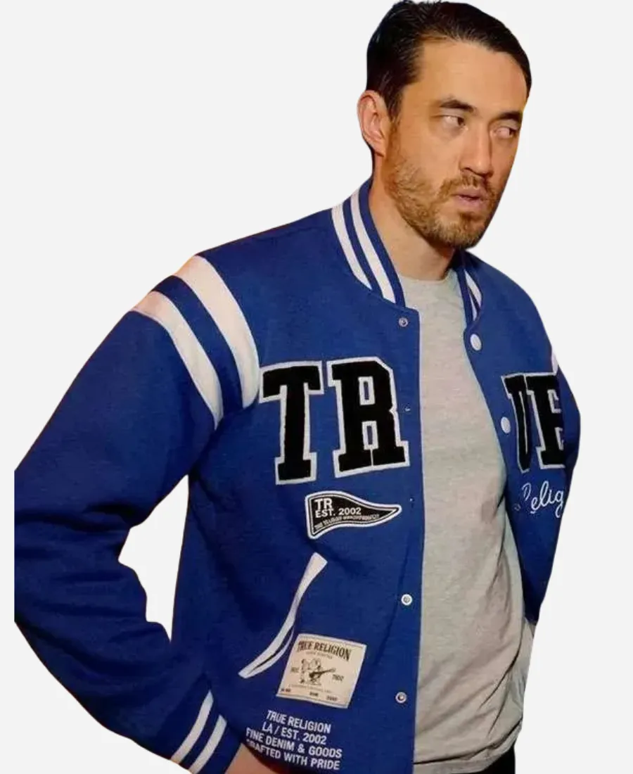 Street-Fighter-Event-Andrew-Koji-Blue-Varsity-Jacket.webp Street Fighter Event Andrew Koji Blue Varsity Coat - Image 1