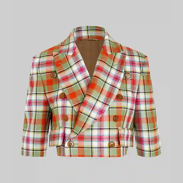 Taylor-Swift-Cropped-Plaid-Blazer.webp Taylor Swift Cropped Plaid Blazer - Image 1