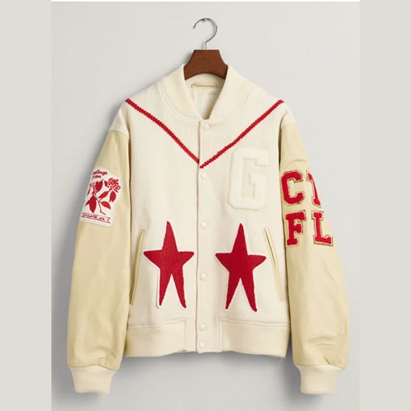 Taylor-Swift-Gant-Blank-Canvas-Project-X-Kilo-Kish-Boucle-2024-Varsity-Jacket.webp CTFL Taylor Swift Crimson Star White Varsity Co - Image 1