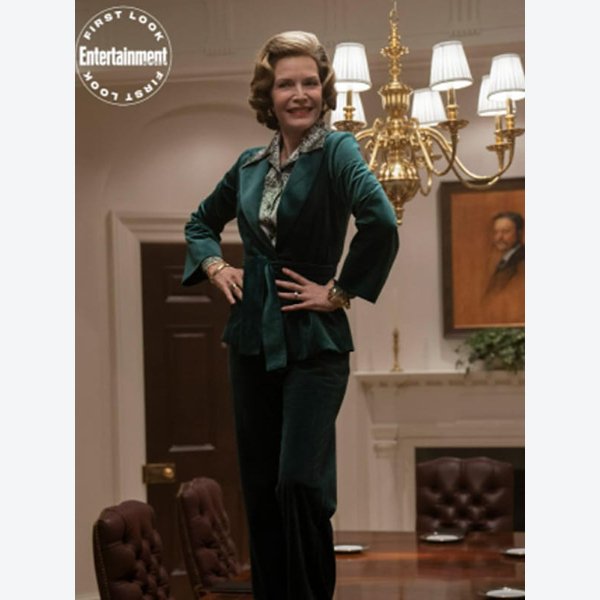 The-First-Lady-Betty-Ford-Green-Blazer.jpg The First Lady Betty Ford Green Blazer - Image 1