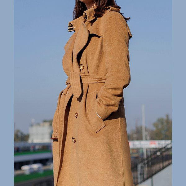The-Gentlemen-Kaya-Scodelario-Brown-Trench-Coat.jpg The Gentlemen Kaya Scodelario Brown Coat - Image 1