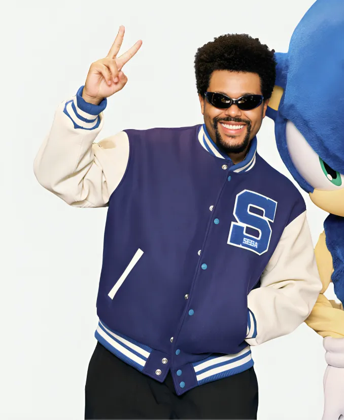 The-Weeknd-Sega-Varsity-Jacket.webp The Weeknd Sega Varsity Coat - Image 1