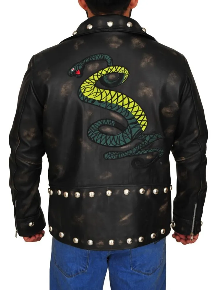 Tunnel-Snakes-Rule-Black-Design-Jacket-768x1024-750x1000fit.webp Fallout Tunnel Snakes Rule Dark Hide Coat - Image 1