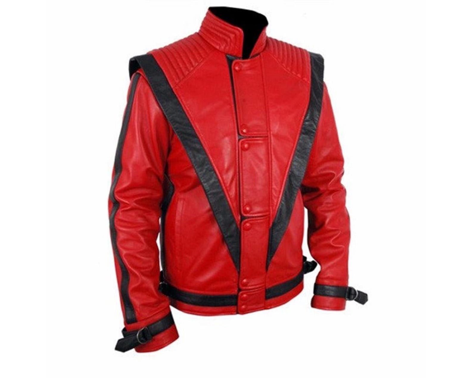 WhatsApp-Image-2026-06-12-at-09.23.58.jpeg Michael Jackson Thriller Crimson Hide Coat - Image 1