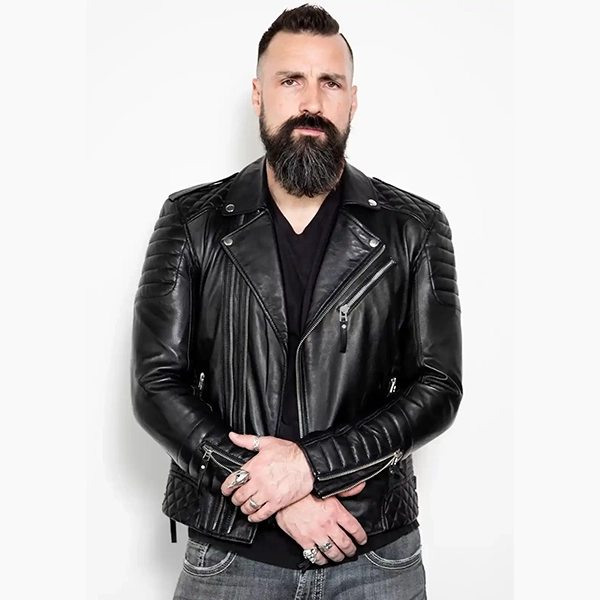 quilted-black-2.webp Mens Quilted Black Leather Motorcycle Jacket - Image 1