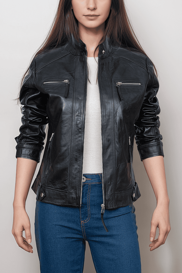 sleek-black-leather-jacket-for-effortless-style-a-must-have-wardrobe-staple-jacket-artisan-04.png Sleek Dark Hide Coat for Effortless Style - Image 1