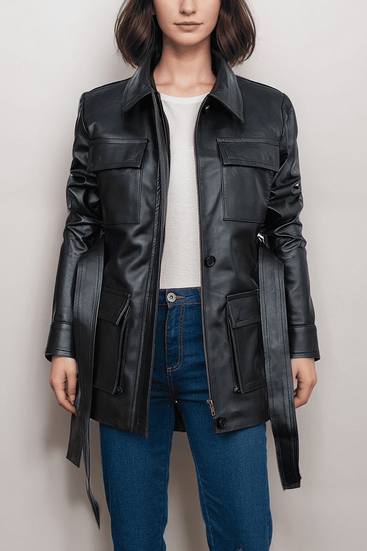 timeless-black-leather-jacket-for-women-chic-and-versatile-outerwear-jacket-artisan-04.png Timeless Dark Hide Coat for Women - Image 1
