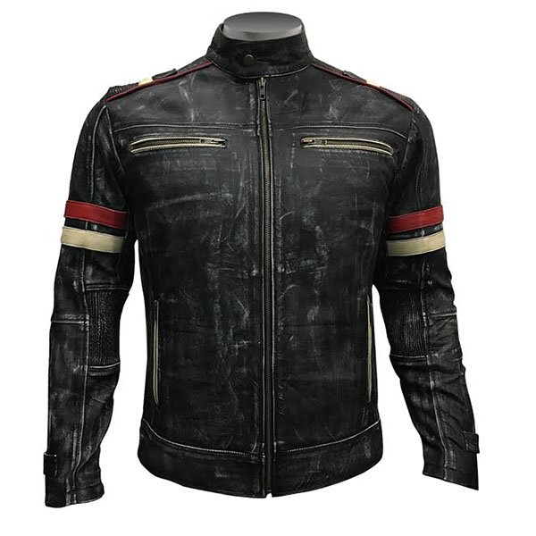 unnamed_9.jpg Cafe Racer Vintage Motorcycle Distressed Leather Jacket - Image 1